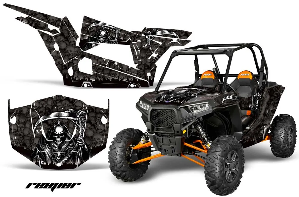 Polaris RZR 1000 XP 2 Door Graphic Kit - 2013-2018 Reaper Black