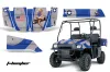 Polaris Ranger 500 / 700 XP Graphic Kit - 2005-2008 T Bomber Blue
