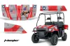 Polaris Ranger 500 / 700 XP Graphic Kit - 2005-2008 T Bomber Red