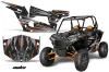Polaris RZR 1000 XP 2 Door Graphic Kit - 2013-2018 Nuke Orange