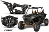 Polaris RZR 1000 XP 2 Door Graphic Kit - 2013-2018 Reaper Black