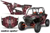 Polaris RZR 1000 XP 2 Door Graphic Kit - 2013-2018 Widow Maker Red