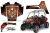 Polaris RZR 170 Graphic Kit - All Years Ed Hardy - Pirates Red