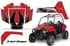 Polaris RZR 170 Graphic Kit - All Years Tribal Flames Red