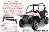 Polaris RZR 800 / 800S Graphic Kit - 2011-2014 Silver Star - Silverhaze Red