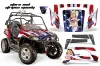 Polaris RZR 800 / 800S Graphic Kit - 2006-2010 Stars N Stripes Red White & Blue