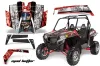 Polaris RZR 900 XP Graphic Kit - 2011-2014 Mad hatter Red