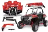Polaris RZR 900 XP Graphic Kit - 2011-2014 Reaper Red