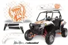 Polaris RZR 900 XP Graphic Kit - 2011-2014 Reloaded Orange
