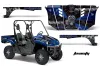 Yamaha Rhino 700 / 660 / 450 Graphic Kit - 2004-2013 Toxicity Blue Black