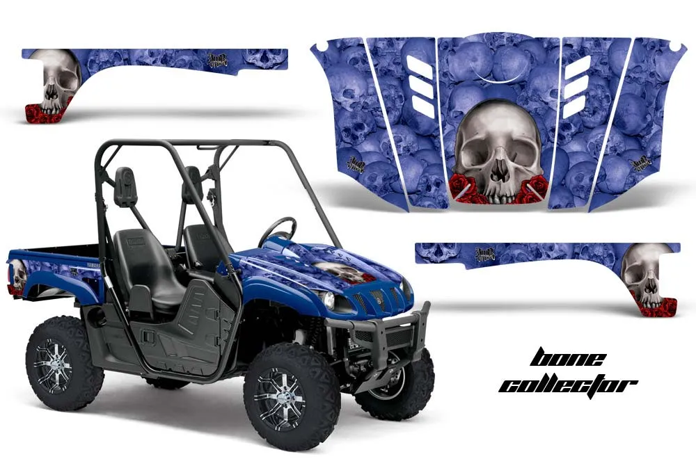 Yamaha Rhino 700 / 660 / 450 Graphic Kit - 2004-2013 Bone Collector Blue