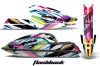 Kawasaki 750 SX / SXR Jet Ski Graphic Kit - 1992-1998 Flashback