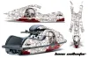 Kawasaki 800 SX / R Jet Ski Graphic Kit - 2003-2012 Bone Collector White