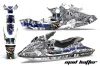 Sea Doo Bombardier GSX Jet Ski Graphic Kit - 1996-1999 Mad Hatter Blue