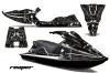 Sea Doo XP Bombardier Jet Ski Graphic Kit - 1994-1996 Reaper Black