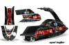 Yamaha Superjet Round Nose Jet Ski Graphic Kit - All Years Mad Hatter Black