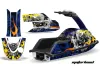 Yamaha Superjet Round Nose Jet Ski Graphic Kit - All Years Motorhead Blue