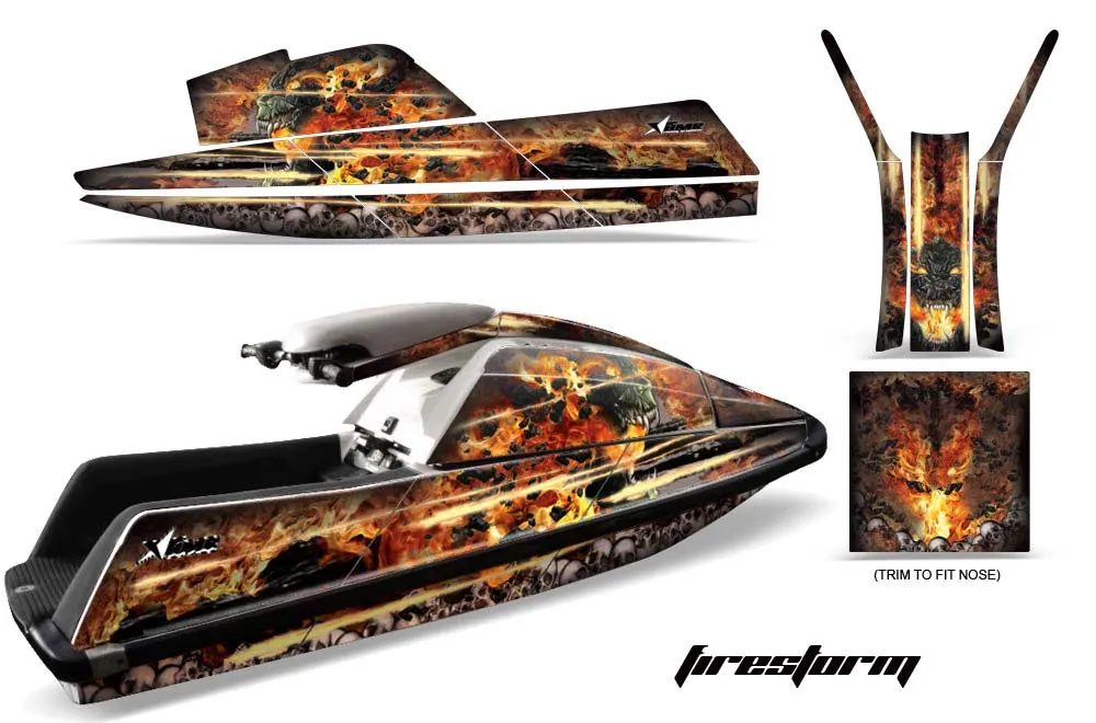 Yamaha Superjet Square Nose Custom Custom Graphic Kit - All Years